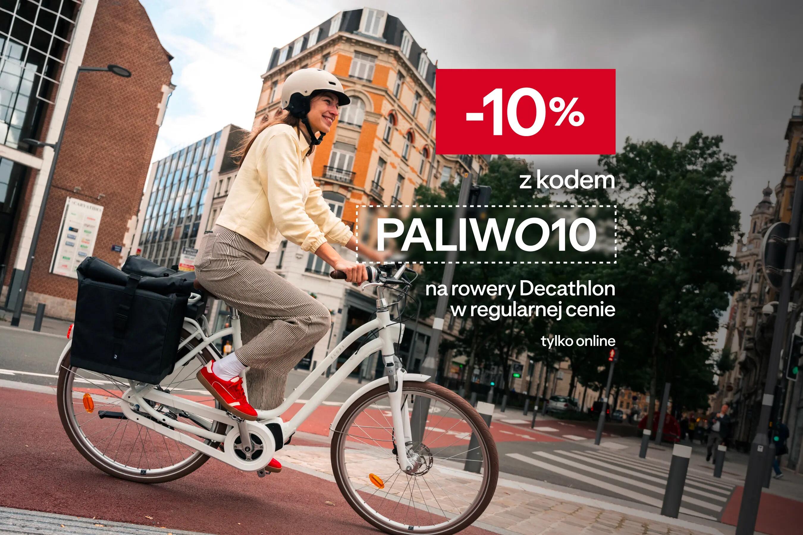 -10% z kodem PALIWO10 na rowery Decathlon w regularnej cenie, tylko online.