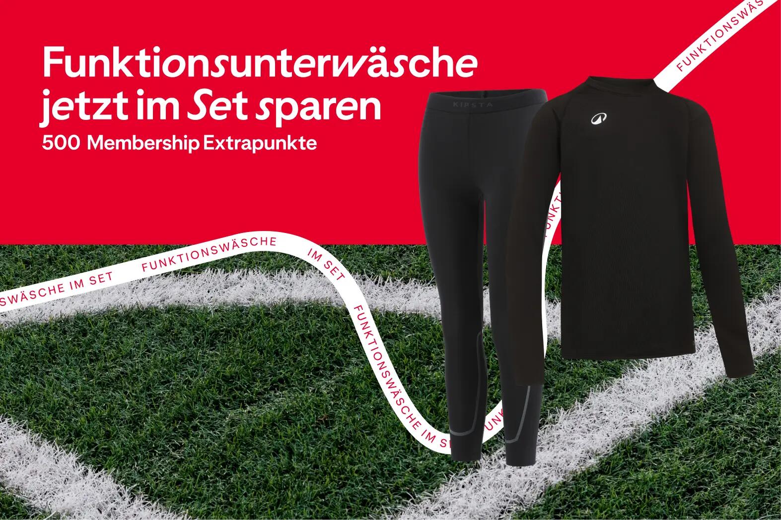 Funktionsunterwäsche jetzt im Set sparen und 500 Membership Extrapunkte sichern
