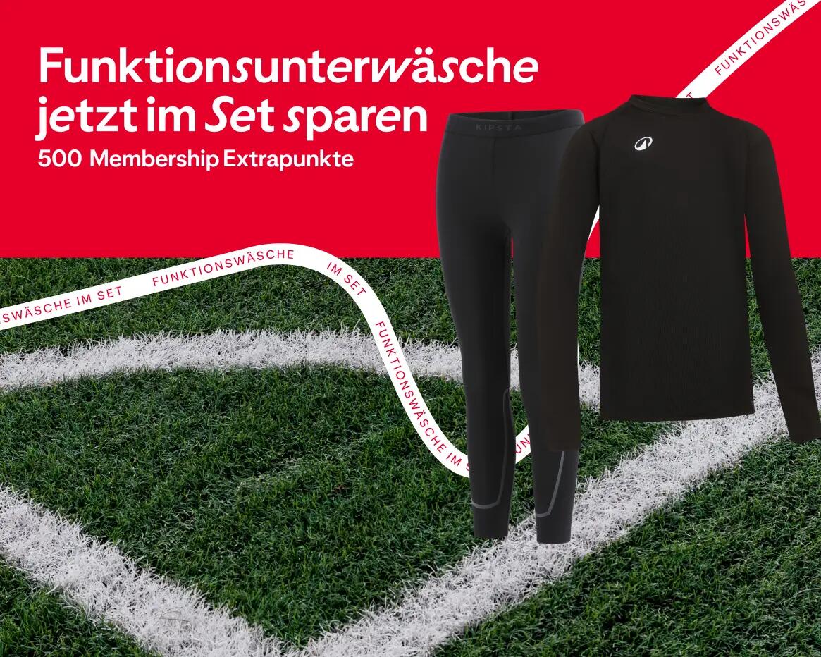 Funktionsunterwäsche jetzt im Set sparen und 500 Membership Extrapunkte sichern