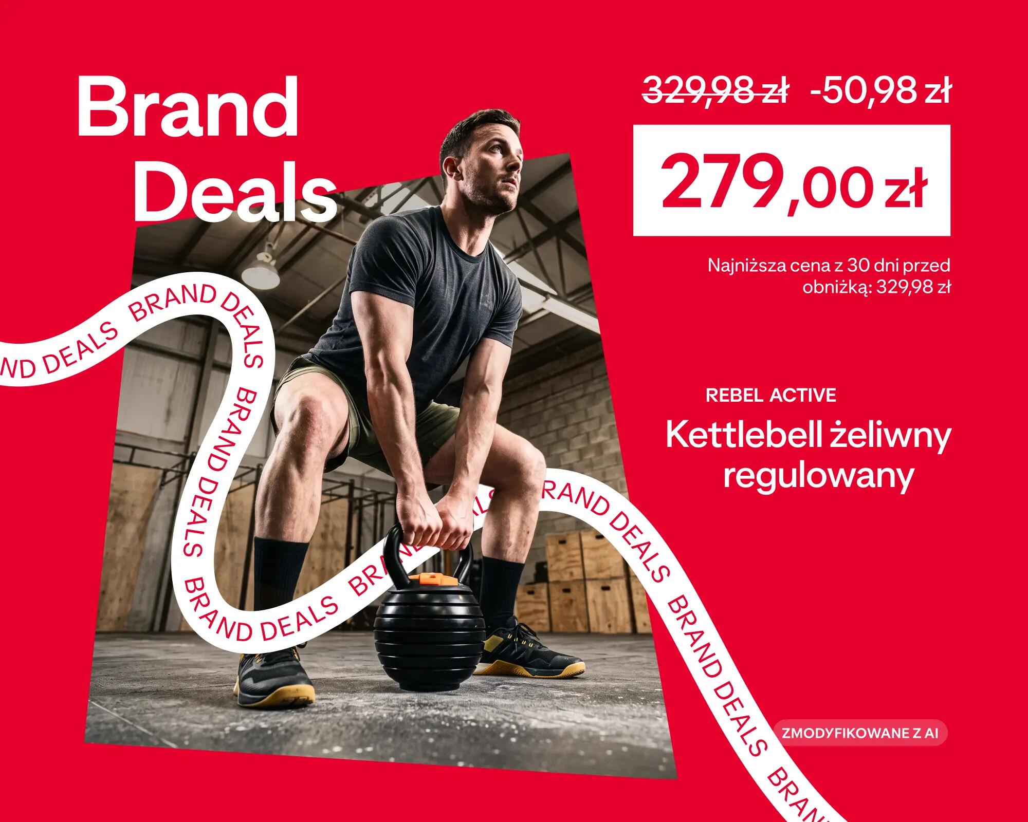 Kettelbell REBELACTIVE w obniżonej cenie