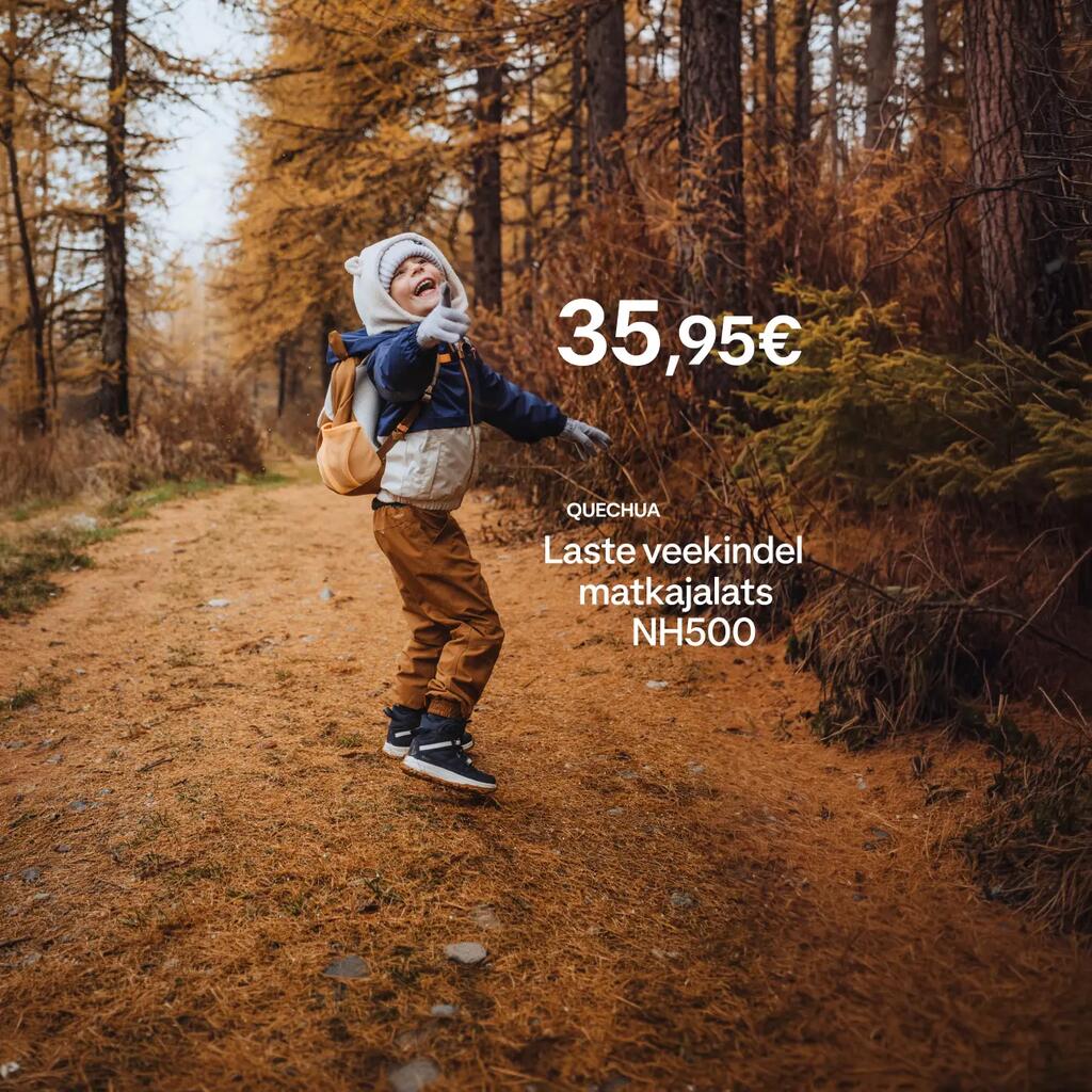 Laste veekindlad matkajalatsid 35,95 eurot