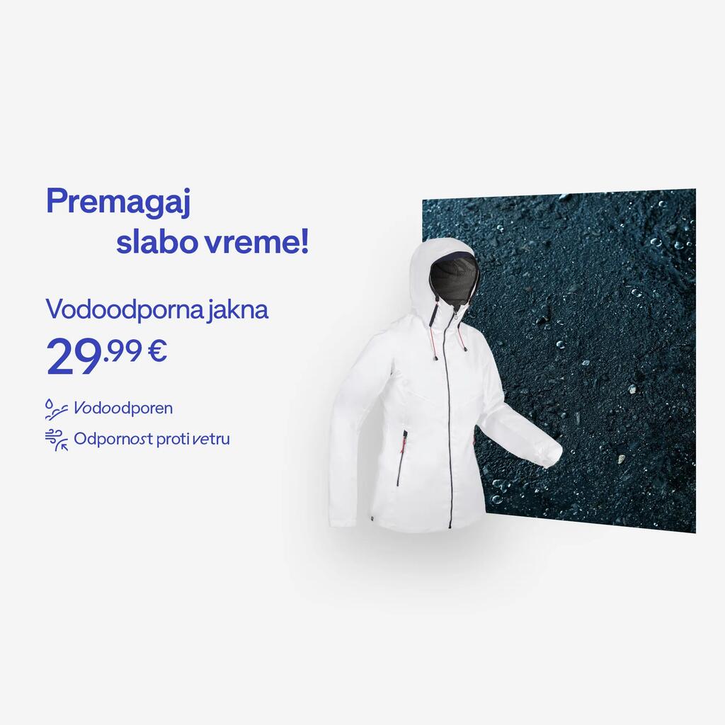 Premagaj slabo vreme! Vodoodporna jakna za 29.99€. Odporna proti vetru in dežju.