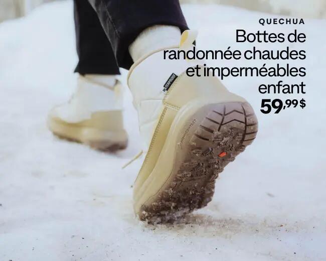 bottes de randonnée