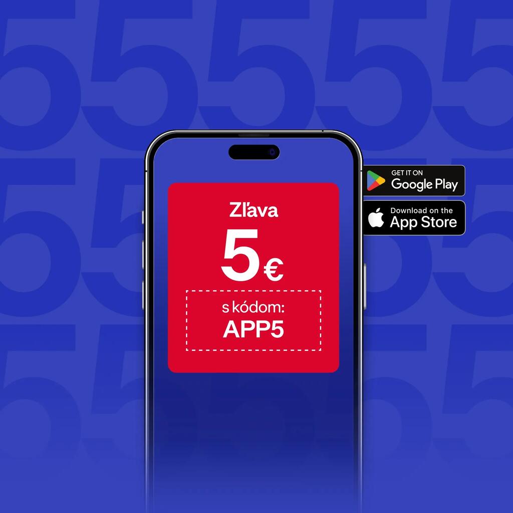  Získaj zľavu na nákup nad 50€ v APPke