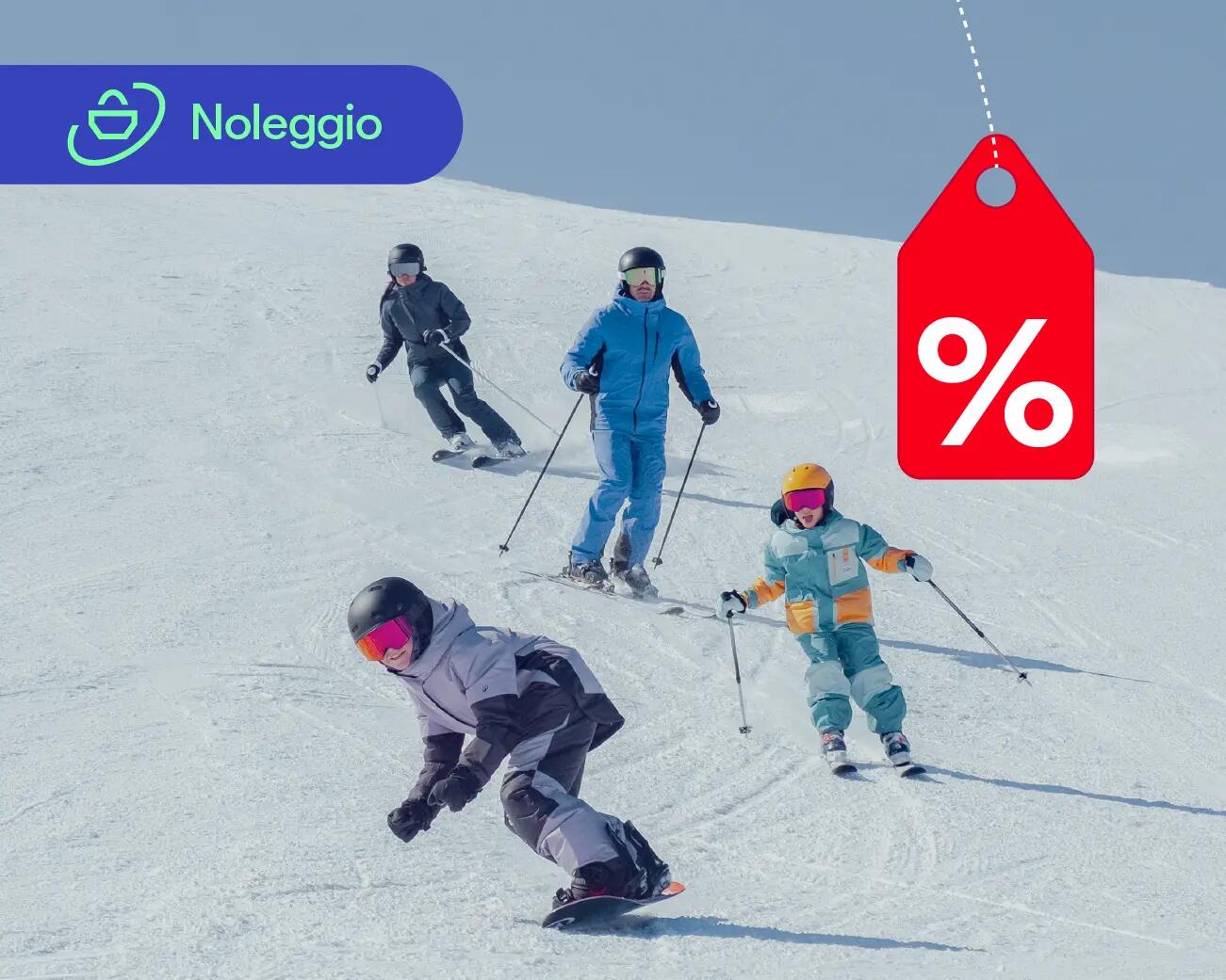 noleggio sci -10%