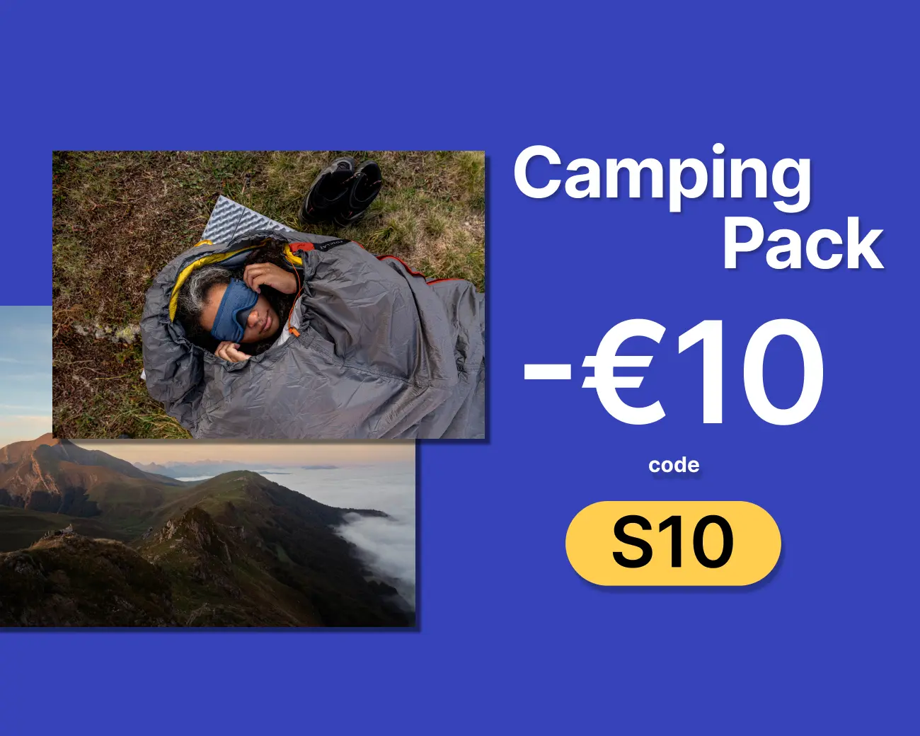 camping pack banner