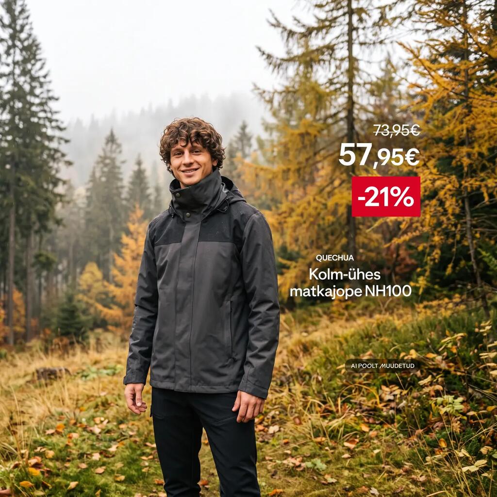 Veekindel kolm-ühes matkajope -21% - nüüd 57,95 eurot