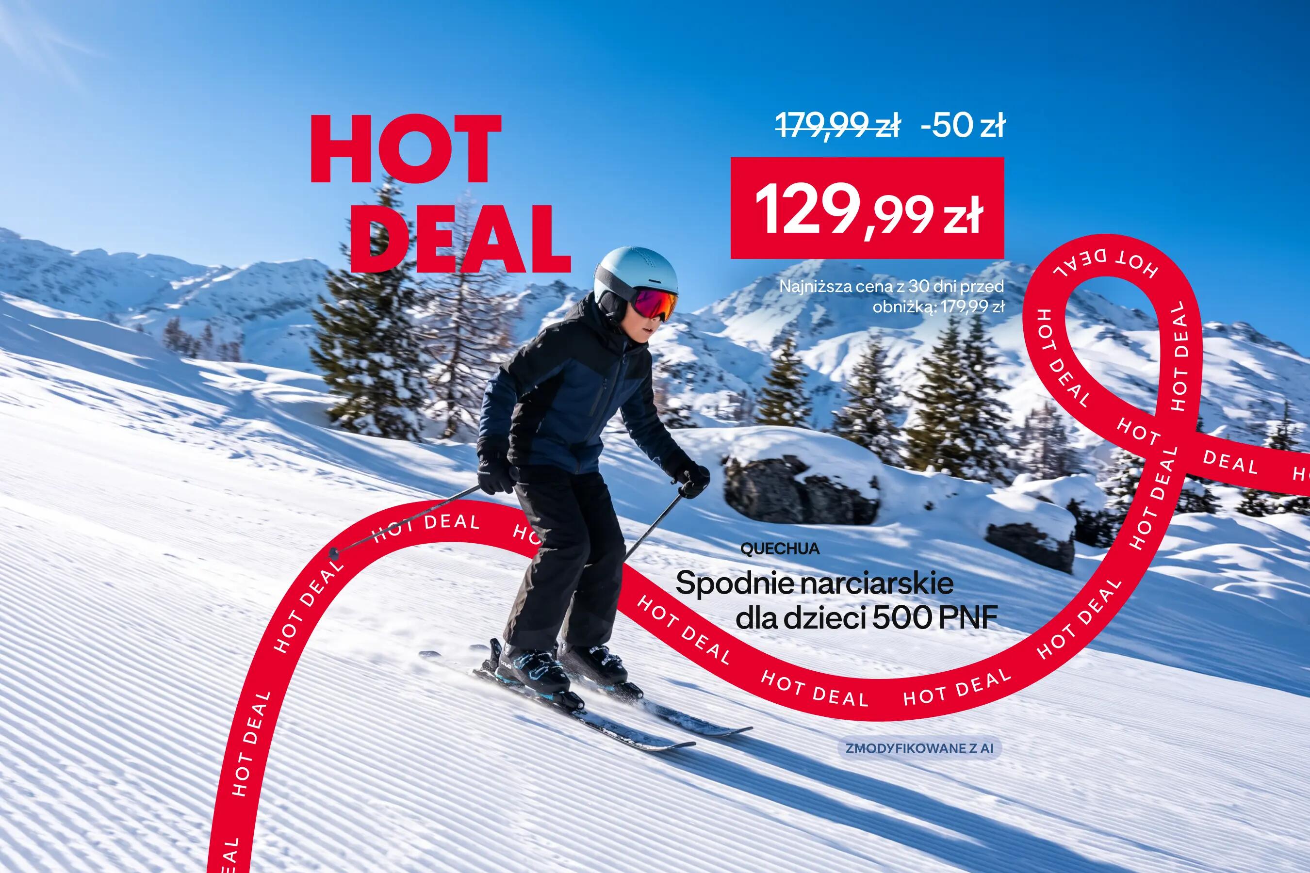Promocja Hot Deal: Spodnie narciarskie dla dzieci 500 PNF w cenie 129,00 zł zamiast 179,00 zł (rabat 50 zł)