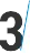 3 3