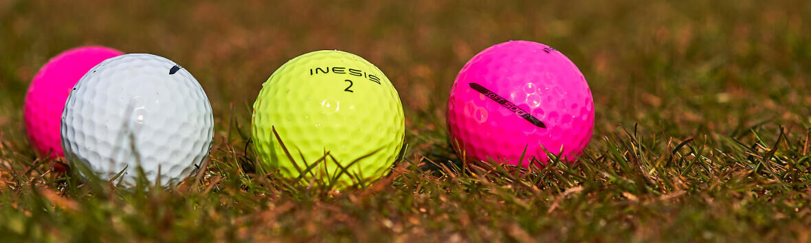 Inesis coloured golf balls