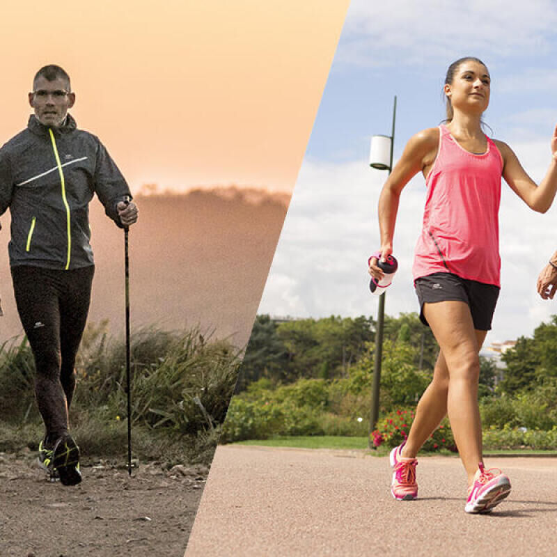 Fitness walking or Nordic walking: choose your side!