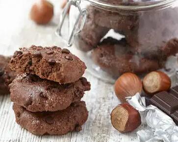 cookies proteinés chocolat et noisettes