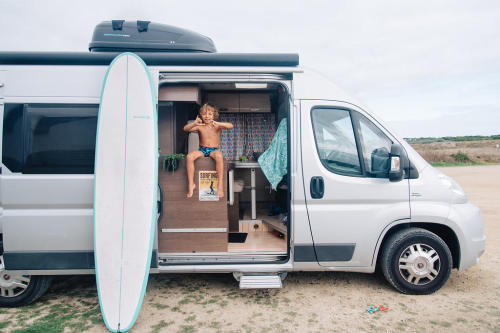 Road surf trip en famille en Bretagne