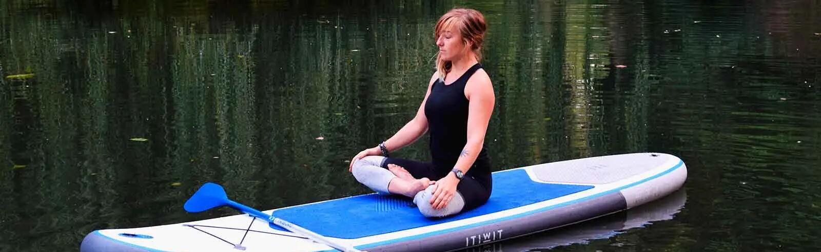 stand up paddle board yoga