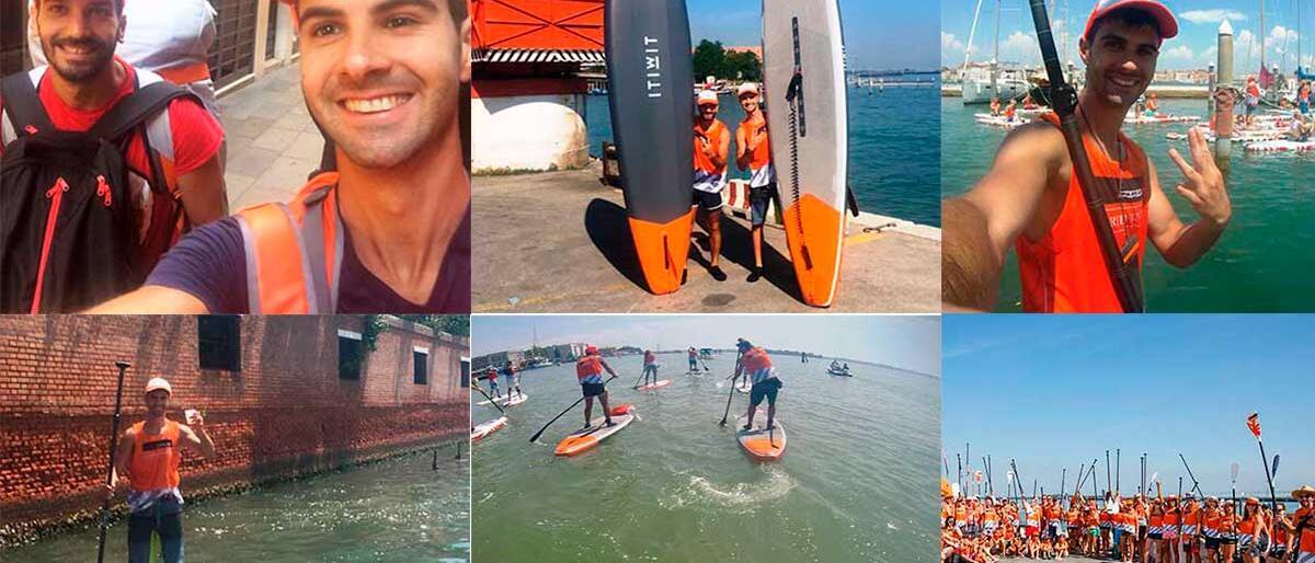 Venise stand up paddle race