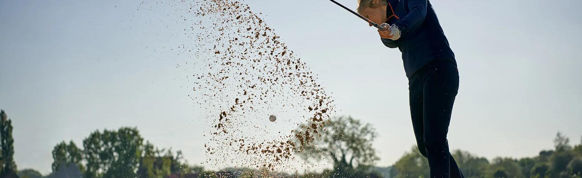 pulire il materiale da golf