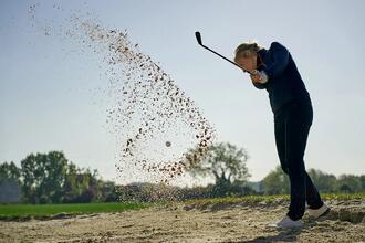 pulire il materiale da golf