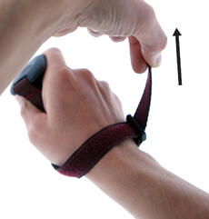 Dragonne baton velcro réglage Dragonne baton velcro réglage