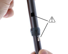 aligner le pushpin remonter le bâton MH 500 aligner le pushpin remonter le bâton MH 500