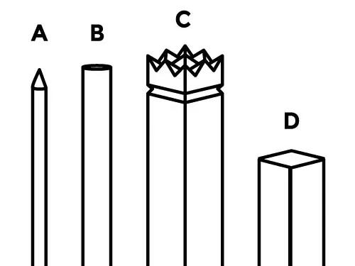 Les éléments composants un jeu de KUBB