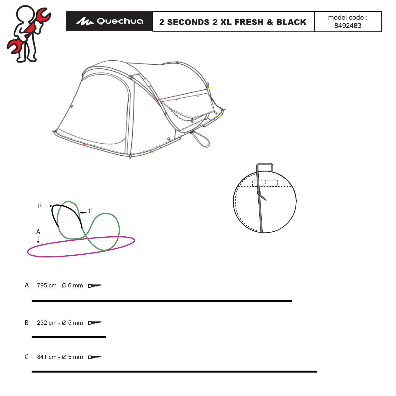 herstellen-tent-2-seconds-2-personen-fresh-and-black-XL-quechua-stuk