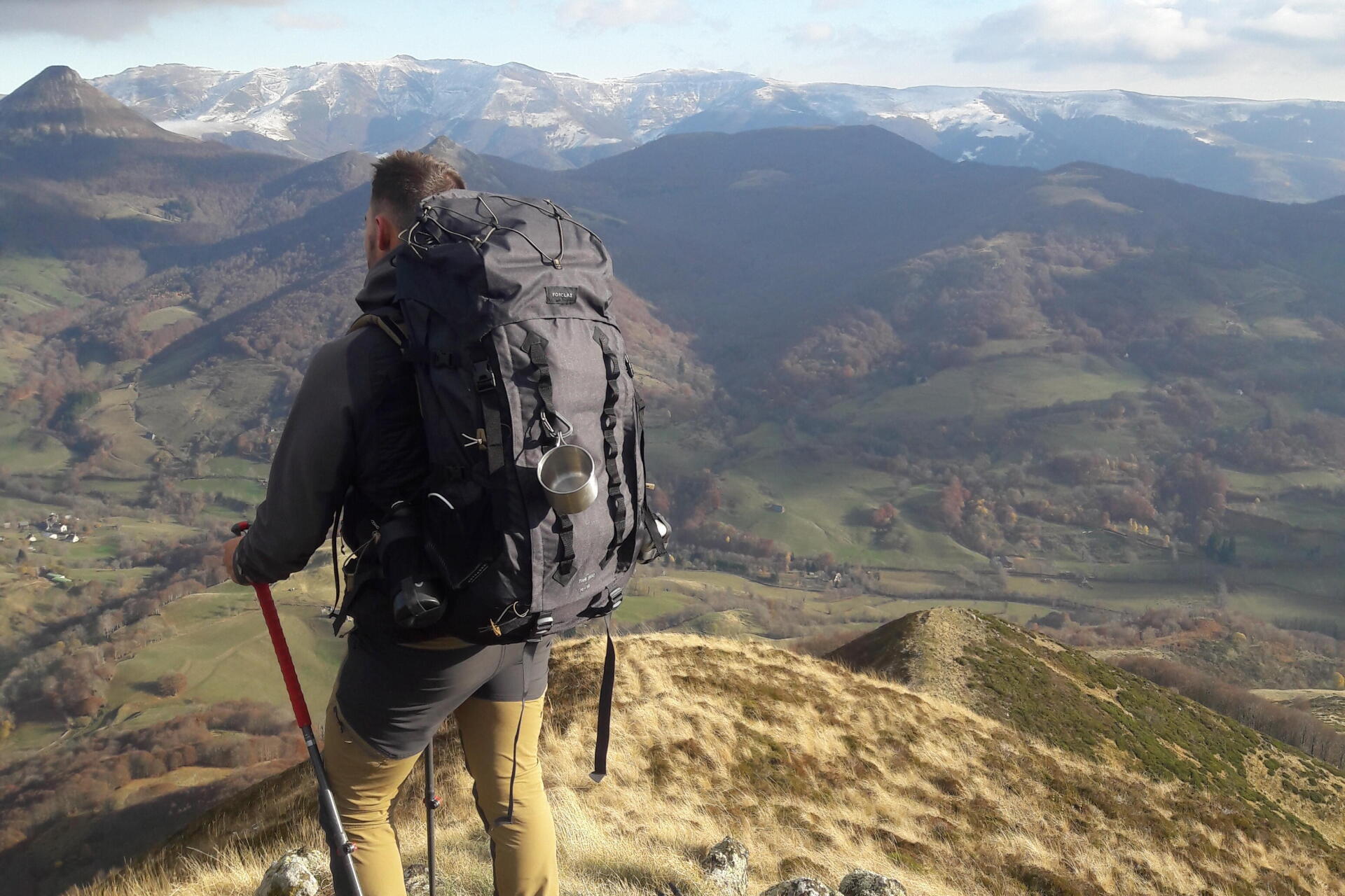 experience de trek dans le cantal