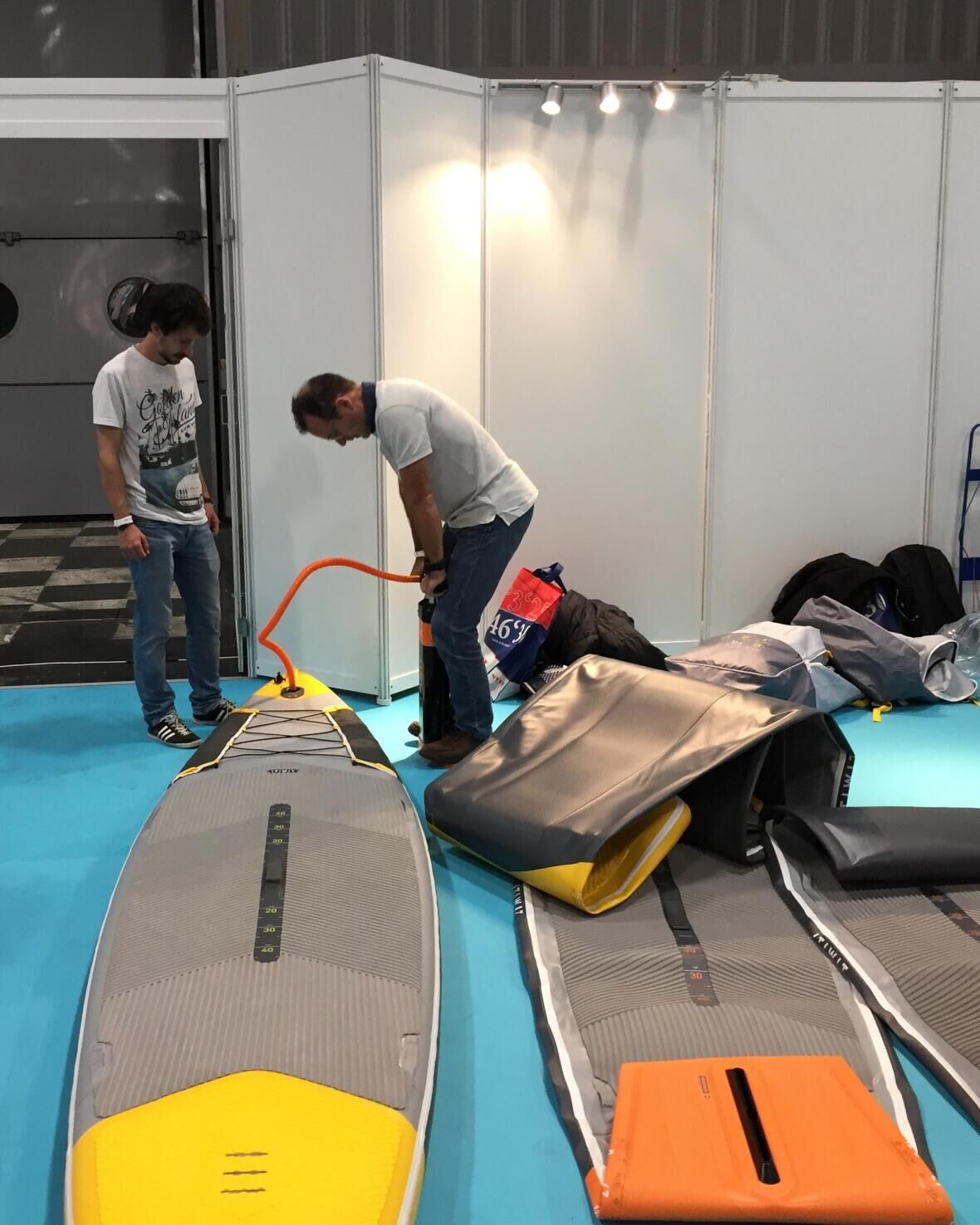 inflatable board race paris