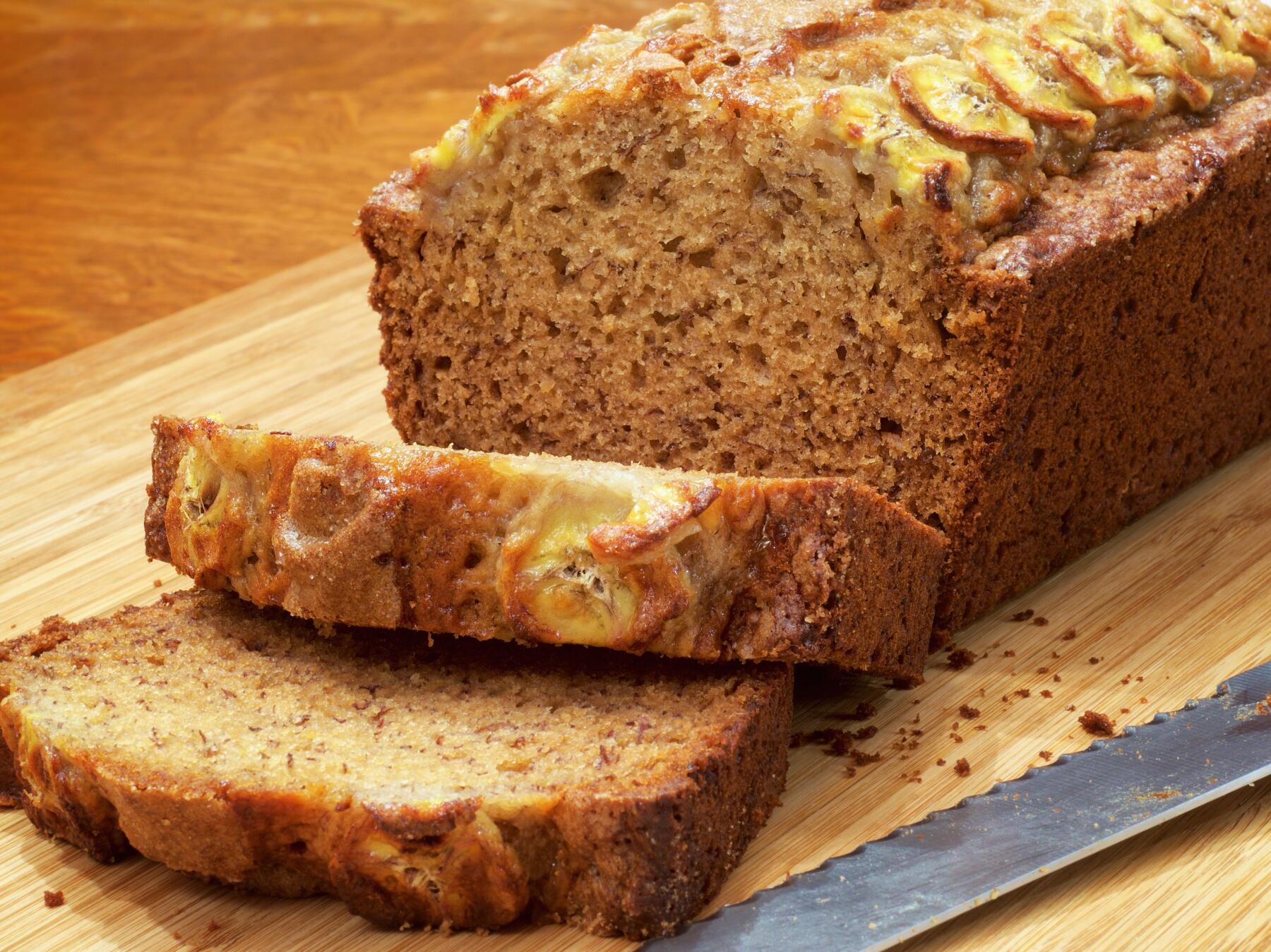 BANANA BREAD  sans gluten et sans lactose