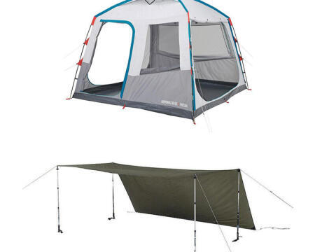 repareren-tarp-en-shelter-camping-quechua-kapot