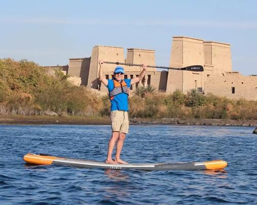 Descente du nil en stand up paddle gonflable