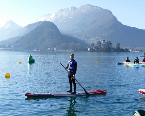 Glagla race Annecy stand up paddle gonflable