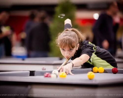 Billard au féminin Marion