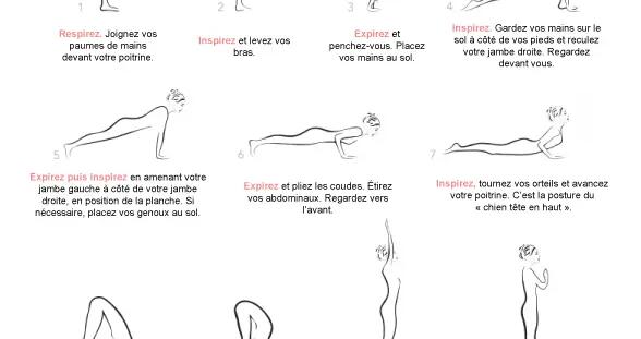 sun salutation francais