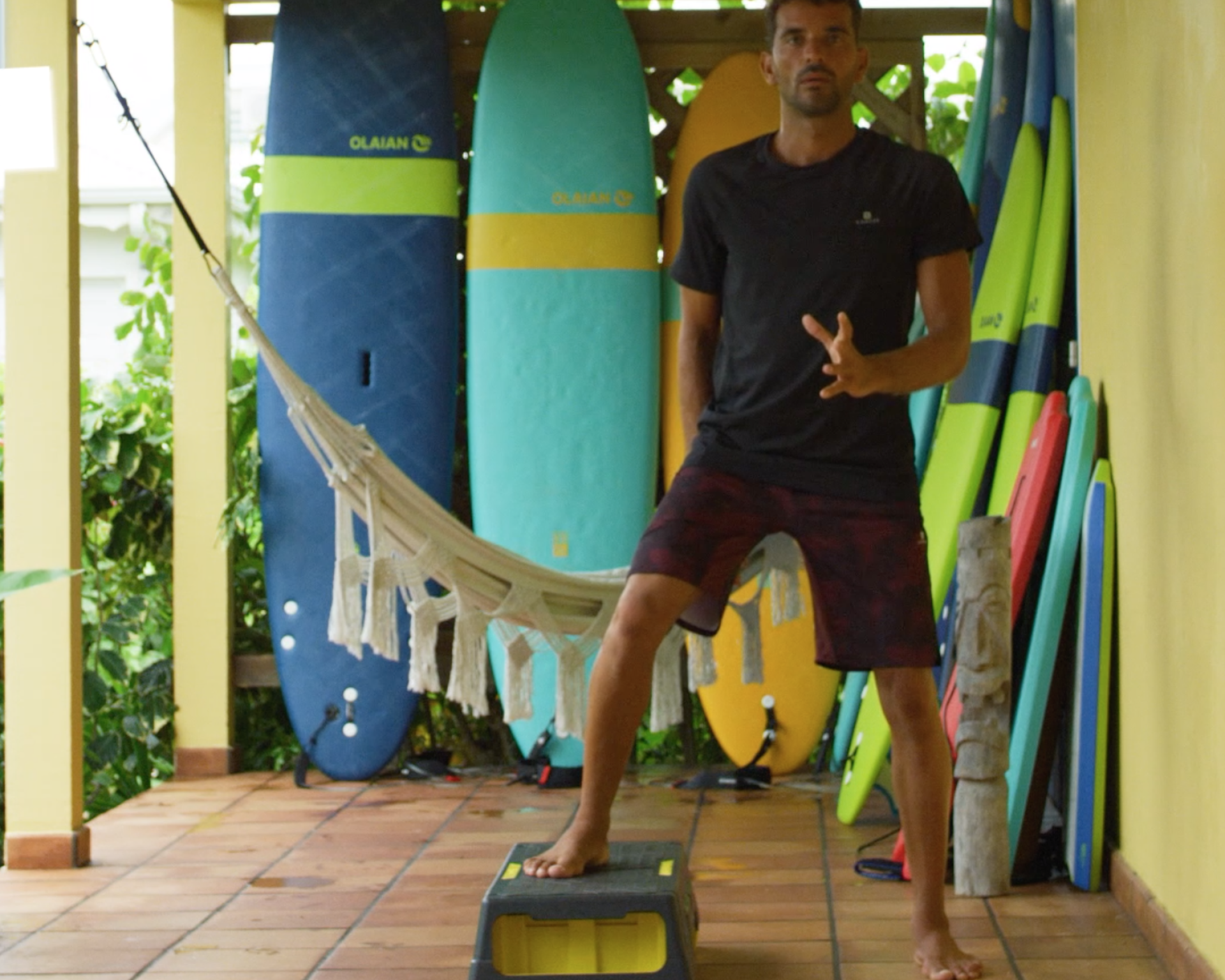 step preparação física para surfistas