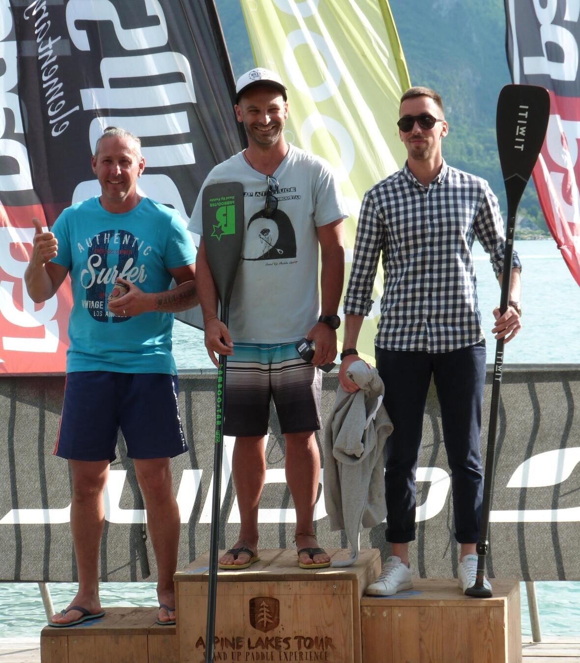 race podium SUP gonflable