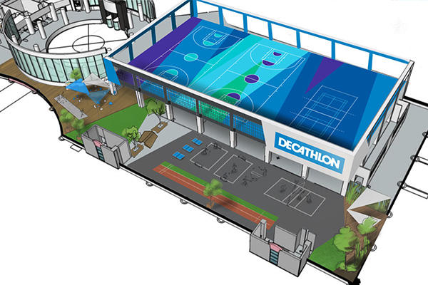 decathlon shopping mall