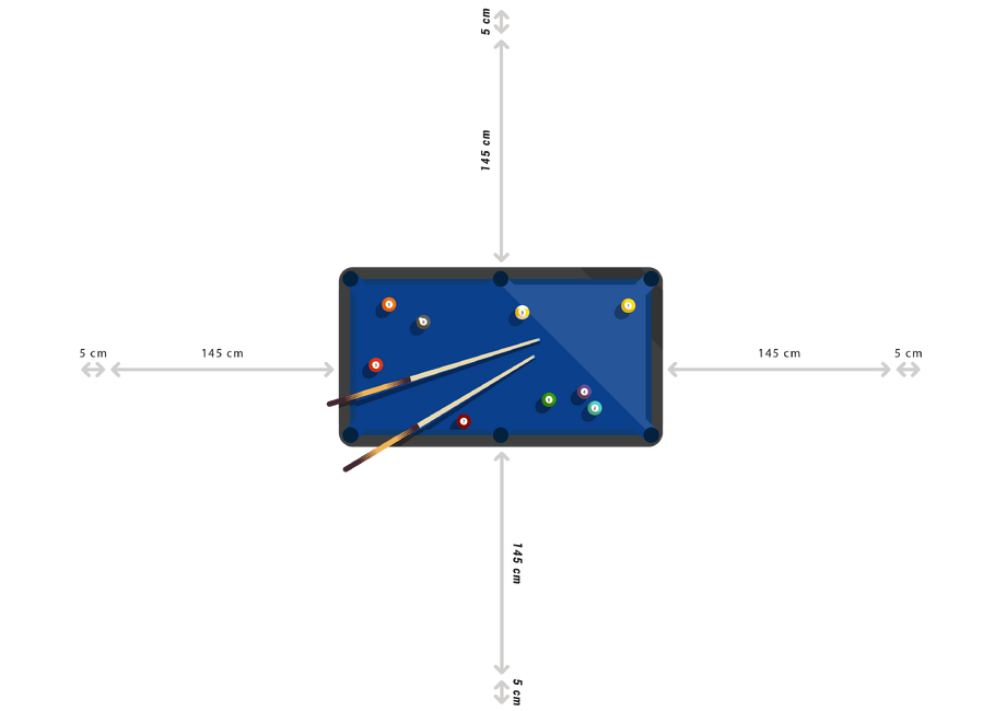 Dimensions billard Decathlon : espace nécessaire Dimensions billard Decathlon : espace nécessaire