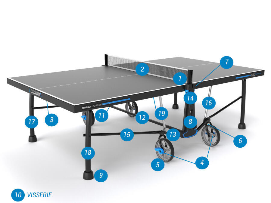 Tables de ping pong Pongori