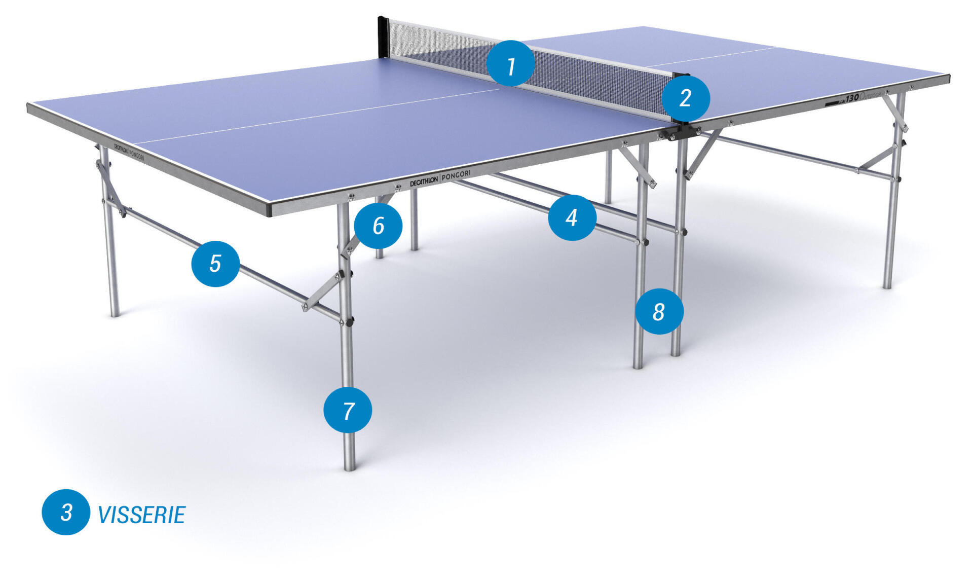 Mini Mesa Ping Pong Artengo  Item p/ Esporte e Outdoor Artengo