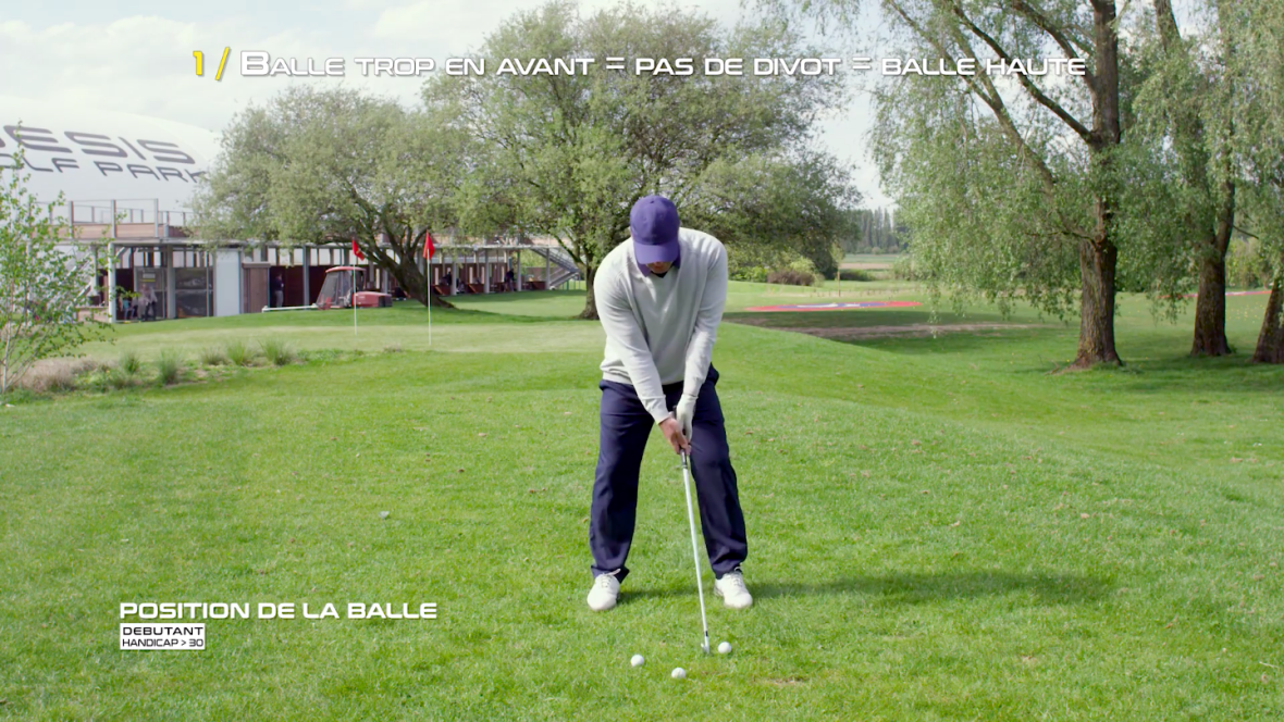 Golf-Thomas-Levet-Conseil-1-Position-Balle-Débutant