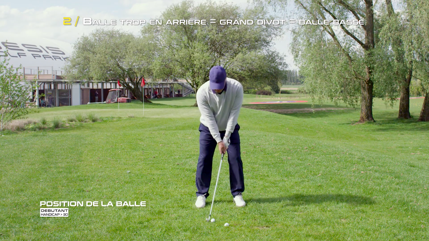 Golf-Thomas Levet-Conseil-2-Position-Balle-Débutant