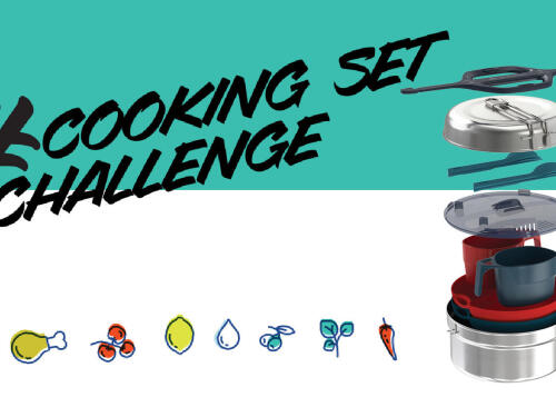 cooking set challenge recipes camp mountain hiking quechua decathlon