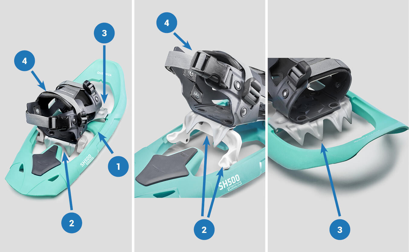 how to choose your snowshoes, quechua snow hiking tips