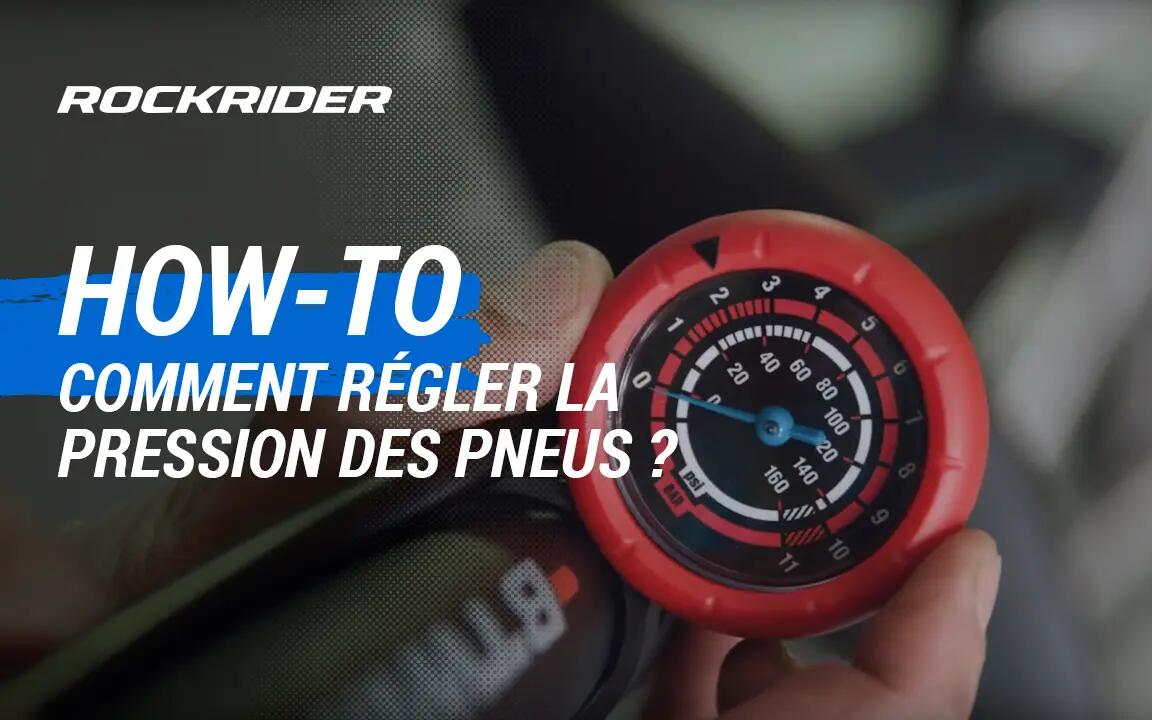 Comment régler la pression des pneus VTT