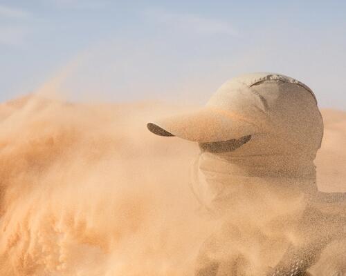 what to do in a sandstorm