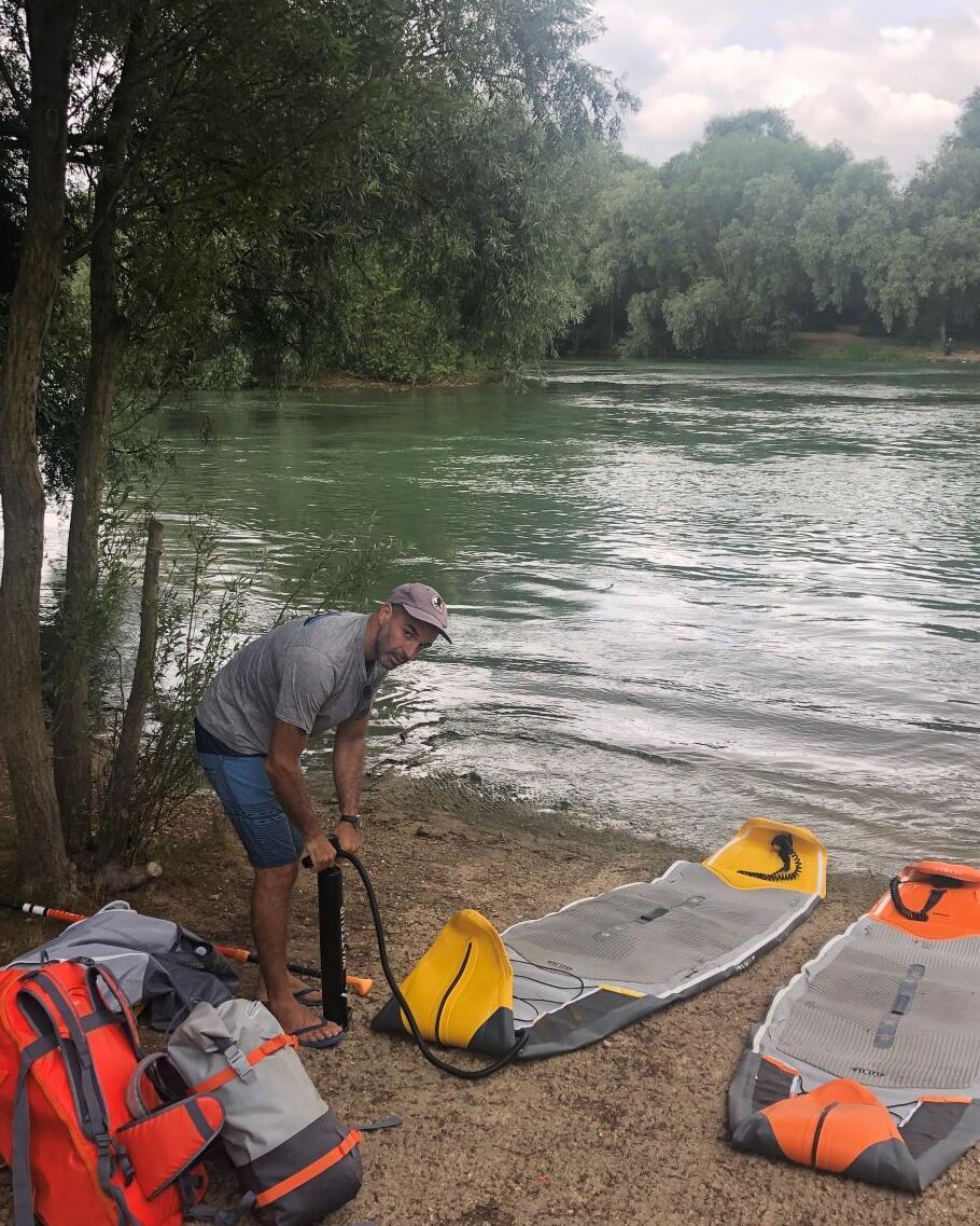 stand up paddle touring trip 