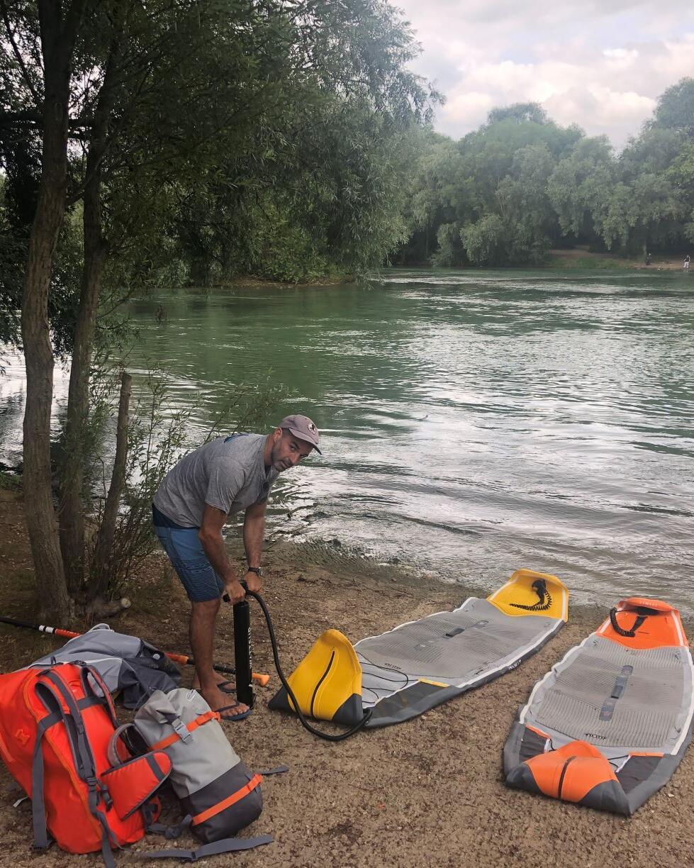 preparation trip stand up paddle