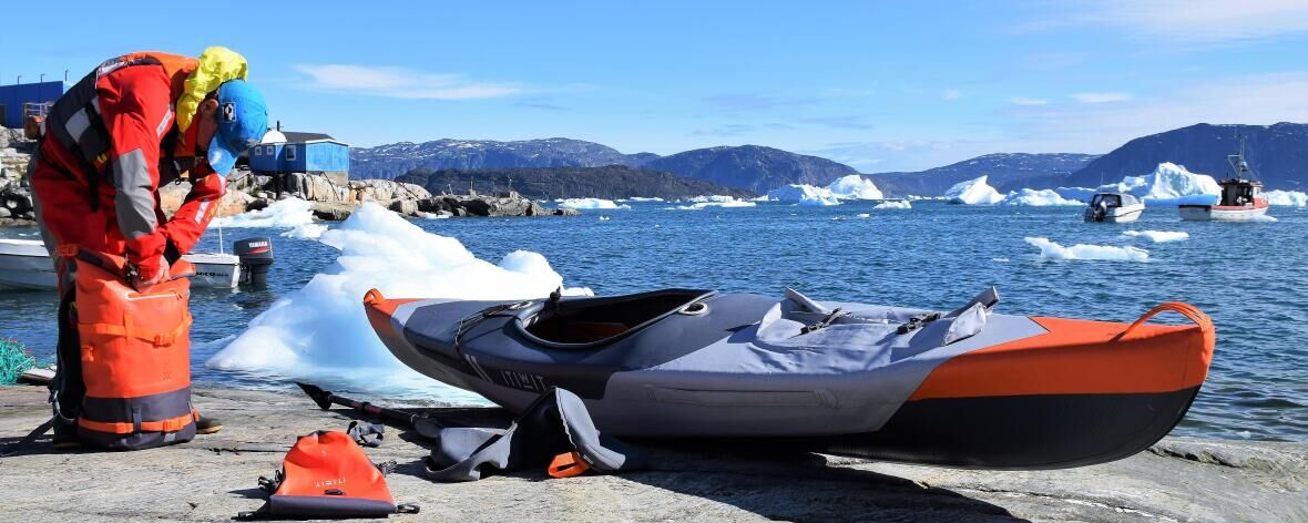 inflatable kayak trip itiwit greenland