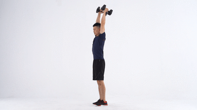 5 exercícios de peitorais, ombros e tríceps para musculação em casa