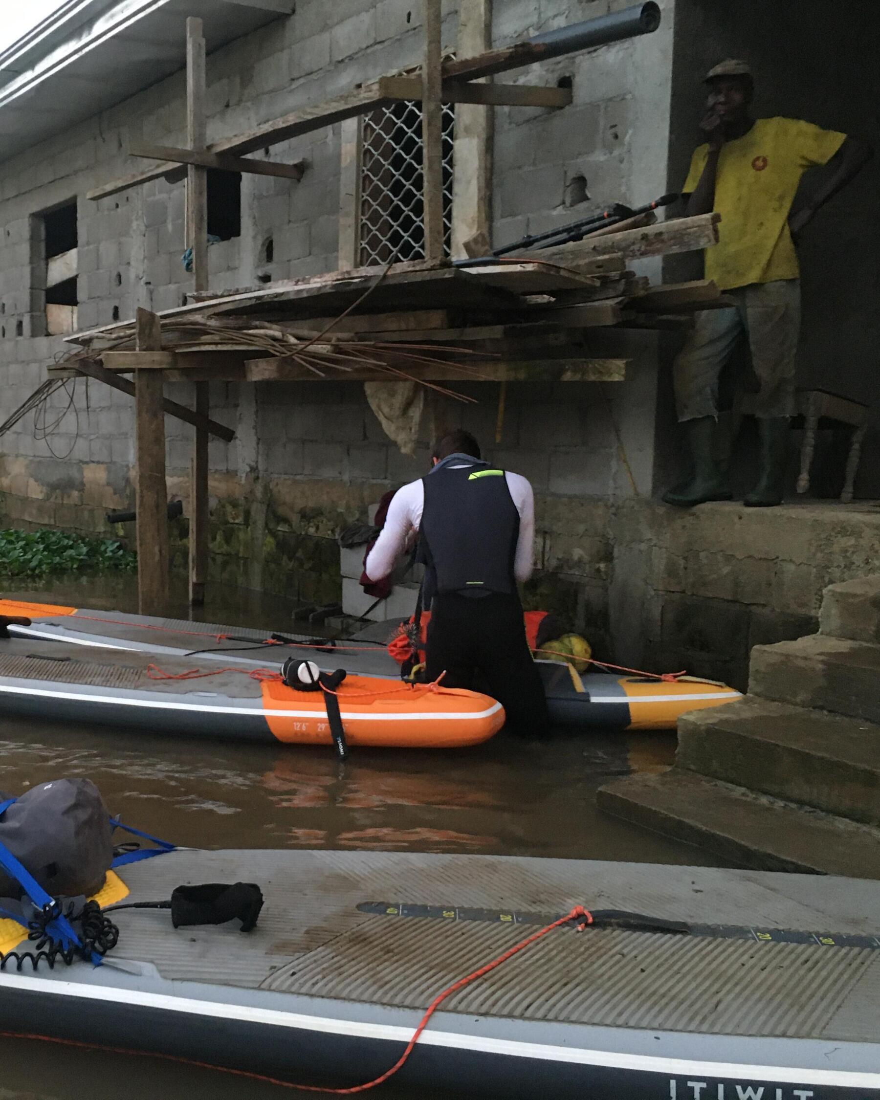 wouri paddle team cameroun stand up paddle